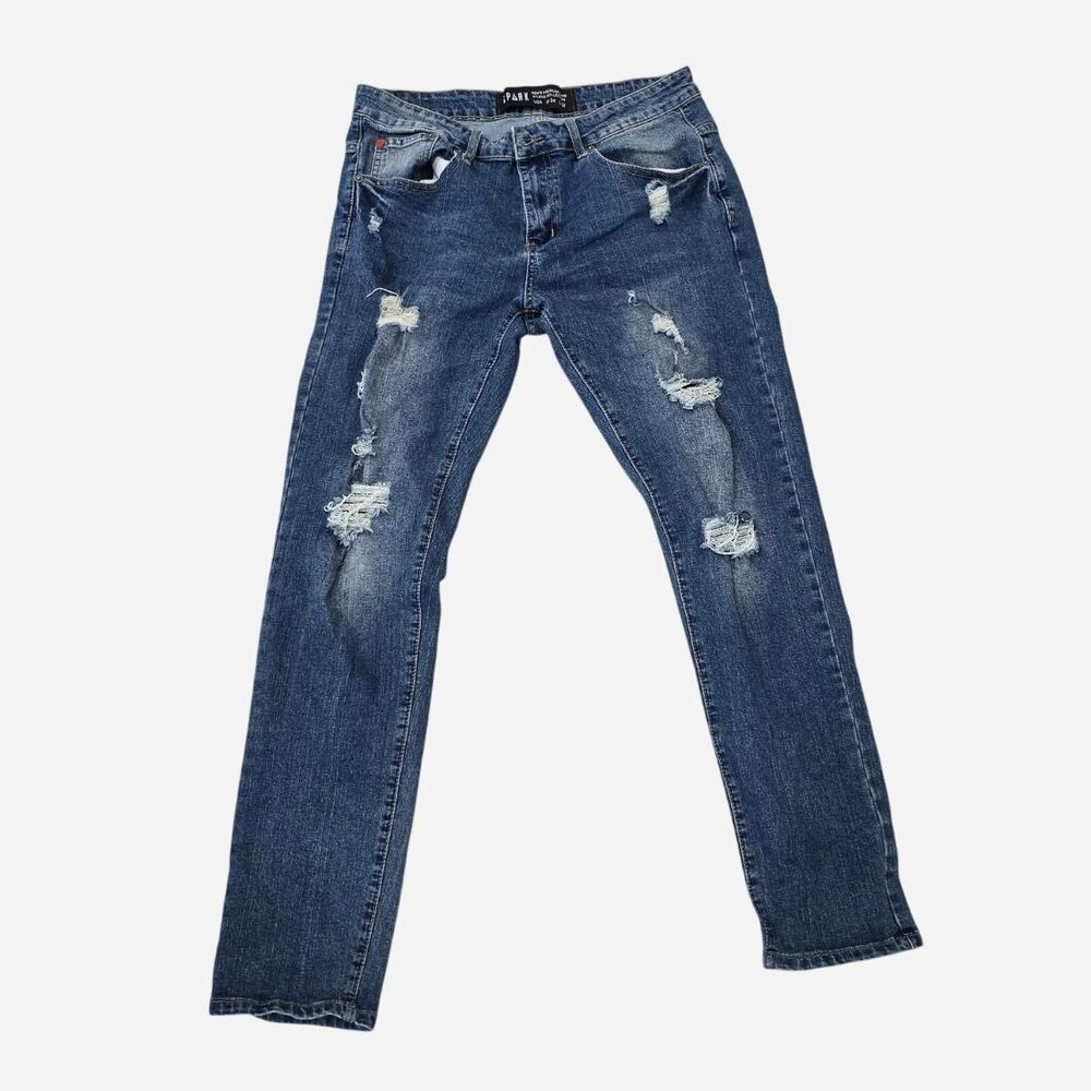 Spark Jeans Men's Prem Denim Studio Collection USA W34 L32 Blue Skinny Fit Jeans